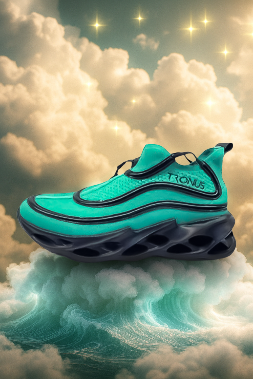 Seafoam Returns: TRONUS Launches the World’s First Luxury Recovery Sneaker with CloudCore™ Technology