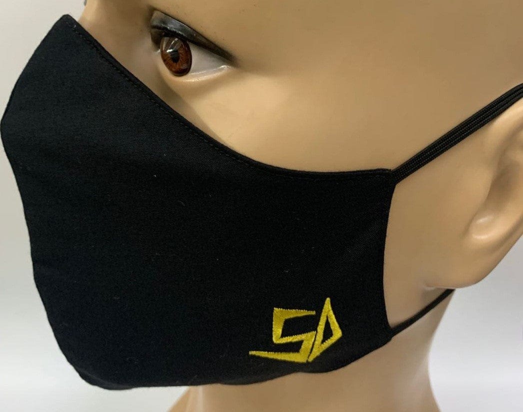 TRONUS BLACK/GOLD ECO-FRIENDLY UNISEX FASHION MASK (BLACKOUTS & LEGACY)