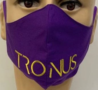 TRONUS PURPLE/GOLD ECO-FRIENDLY UNISEX FASHION MASK (DEDICATION ...