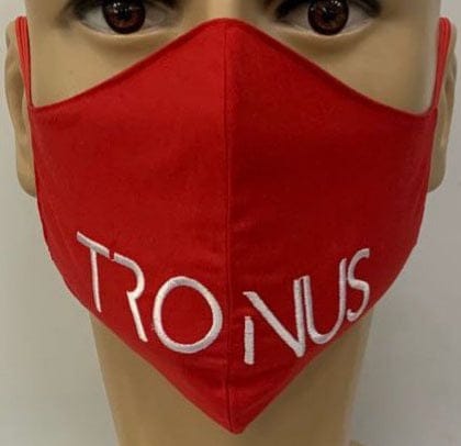 TRONUS RED/WHITE ECO-FRIENDLY UNISEX FASHION MASK (LEGEND)