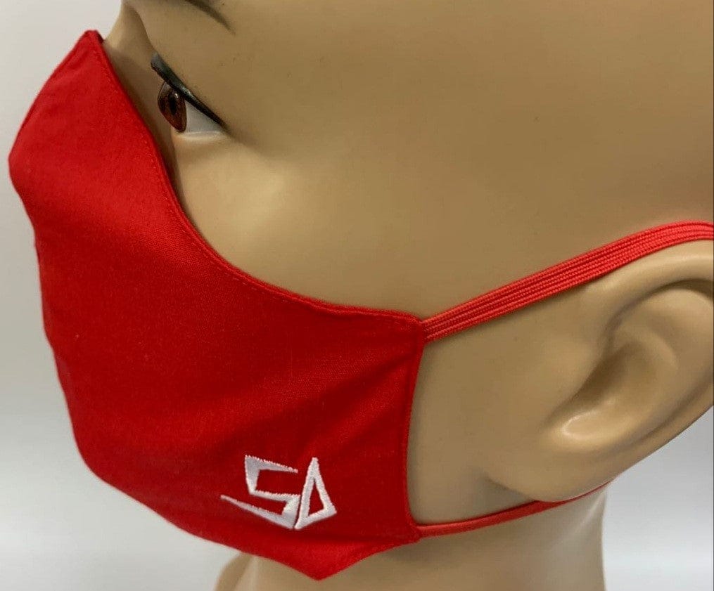 TRONUS RED/WHITE ECO-FRIENDLY UNISEX FASHION MASK (LEGEND)