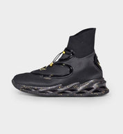 WOMENS LUXE CUSHIONED HIGH TOPS BLACKOUT
