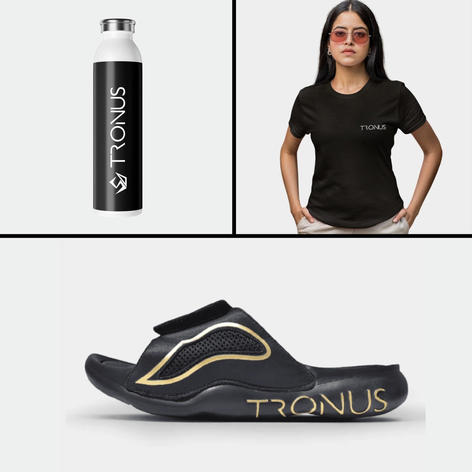 Athlete Recovery Bundle ( Women's BLACKOUT SLIDES )